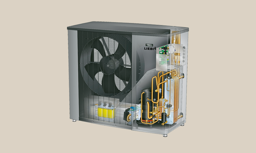 W&auml;rmepumpe Luft/Wasser aussen, Modell NIBE F2120