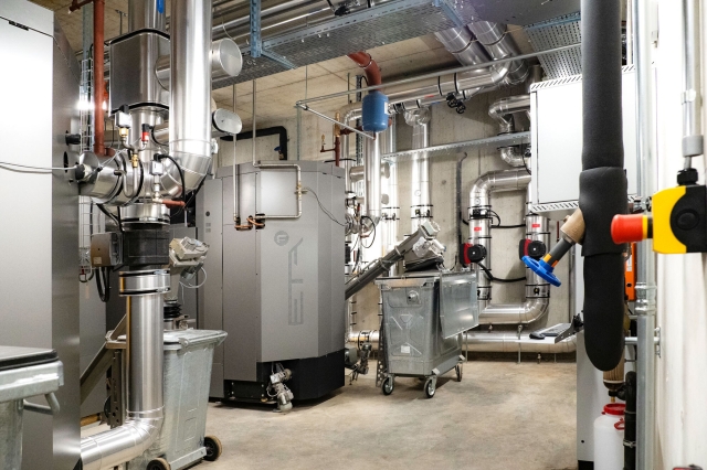 Bau einer W&auml;rmezentrale f&uuml;r einen Nahw&auml;rmeverbund des Quartiers.