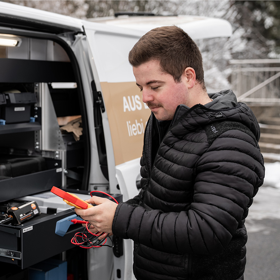 Modernes Werkzeug und eine gute Fahrzeugflotte